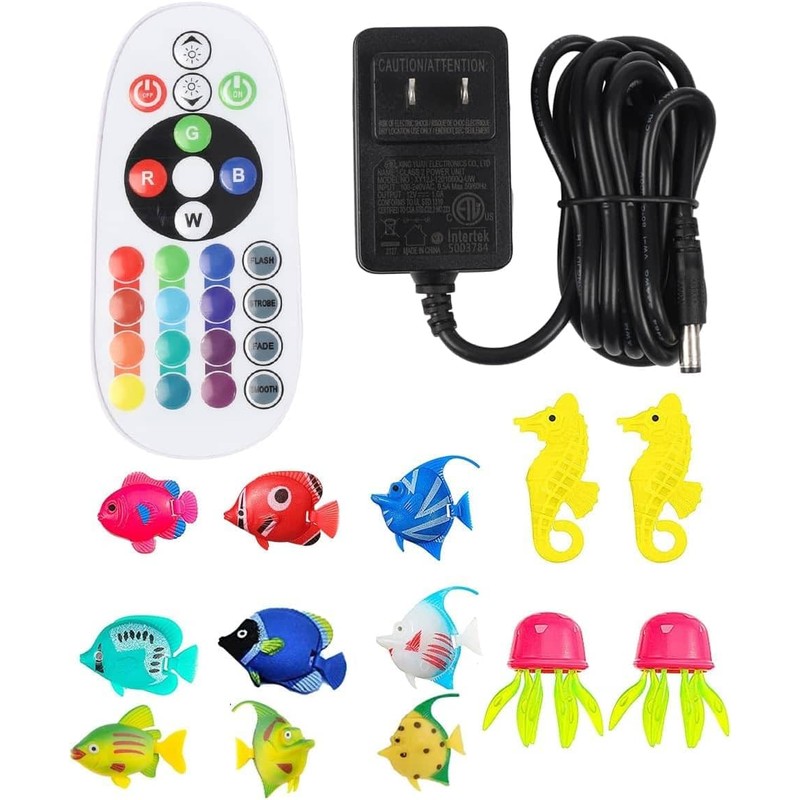 CALOVER Large 4FT Sensory Fish Bubble Tube Aquarium Night Light