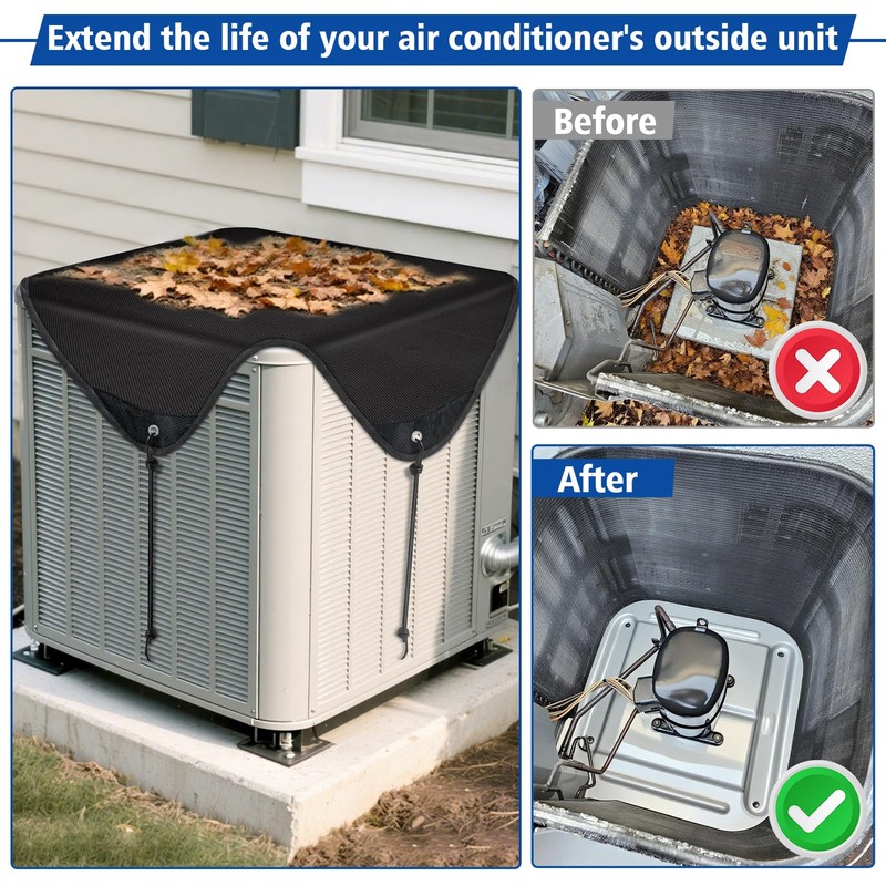 Svepndic Winter Air Conditioner Cover for Outside Units,32x32 Waterproof Central