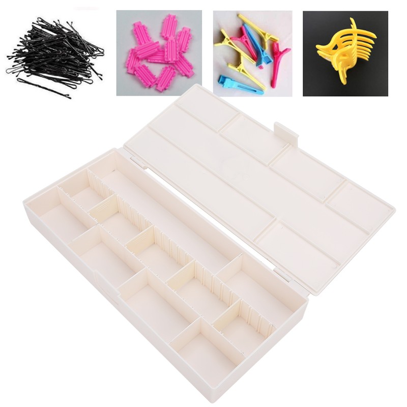 Rubber Bands Clip Storage Box Jewelry Earrings Organizer Hairdressing Tool