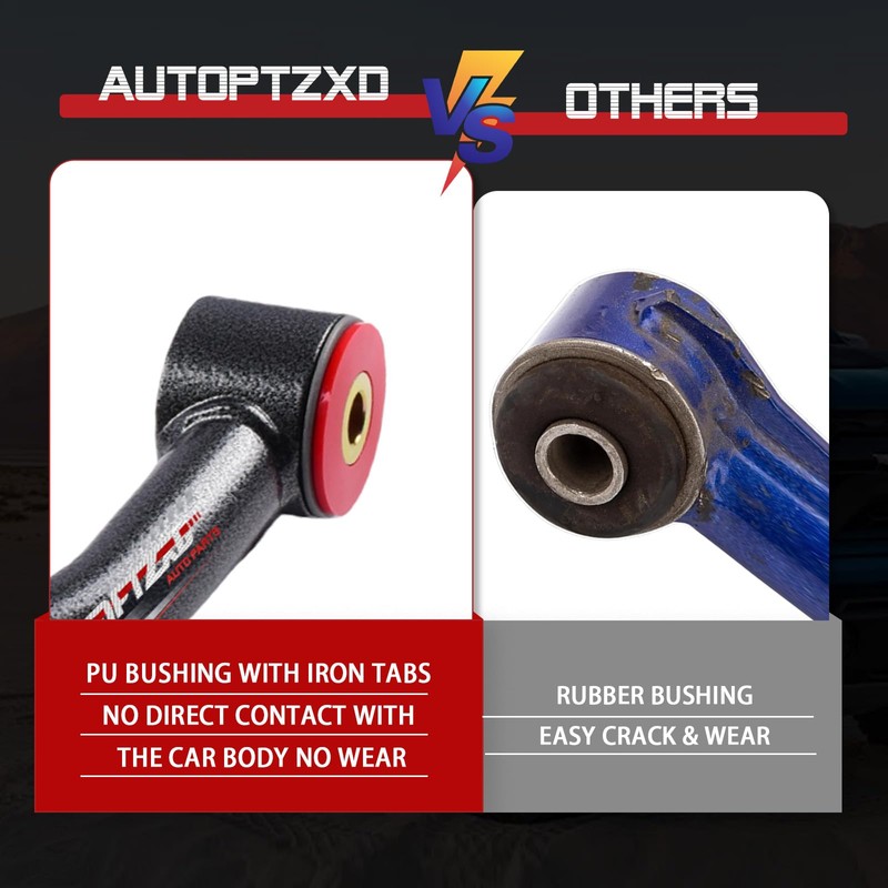 Autoptzxd Front Upper Control Arms for Ram 1500 2006-2022, 2-4"
