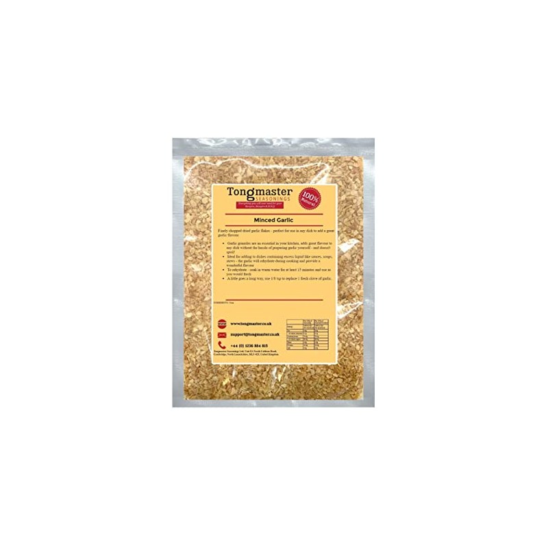 Minced Dried Chopped Garlic Granules - 500g 8/16 Mesh Ideal