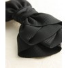 Vingtaine H-556A-BK Grosgrain Ribbon Barrette Hair Accessory Head Dress Black