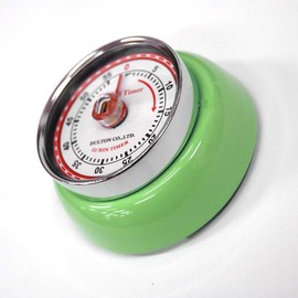 Dulton Kitchen Utensils Kitchen Timer with Magnet, Mint Green, Height 1.2 x Diameter 2.8 inches (30 mm) x Diameter 2.8 inches (70 mm), KITCHEN TIMER WITH MAGNET M.GREEN 100-189MG