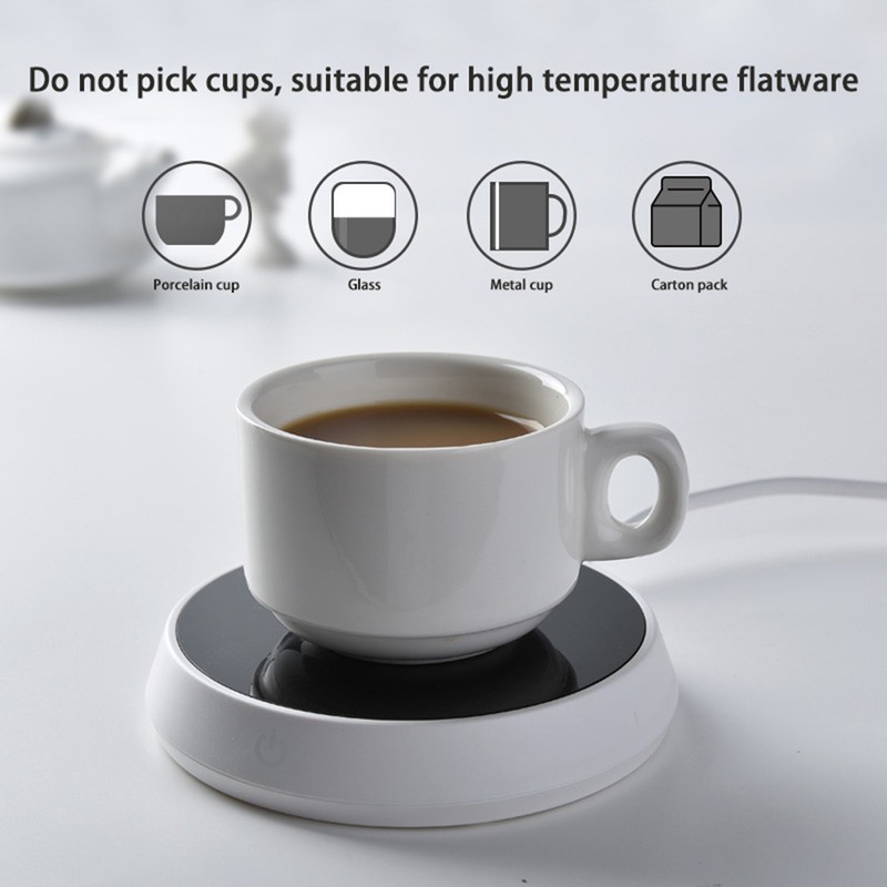 Heating Coaster Gravity Sensing Cup Warmer Heat Placemat Electric Thermostat