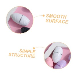 Minkissy 4pcs Jojoba Oil Organic Face Roller Oil Absorbing Roller Volcanic Stone for Face