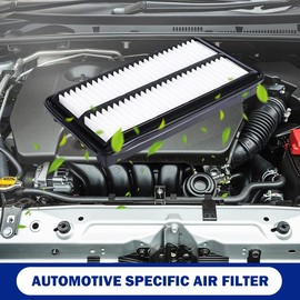 MYADO Filtro de aire del motor 172205J6A10 Filtro de aire del motor para Acura MDX V6 3.0L 3.5L para Acura TLX L4 2.0L para Honda Odyssey, Pasaporte, Piloto, Ridgeline Filtro de aire del motor