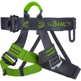 Beal Nopad Grey - Versatile Simple All-Round Climbing Harness, One Size - Colour Grey - Green