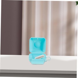 Baluue 2pcs Portable Tampon Storage Box Lightweight Holder for Menstruation Convenient Travel Essential for Women Sturdy Design Container