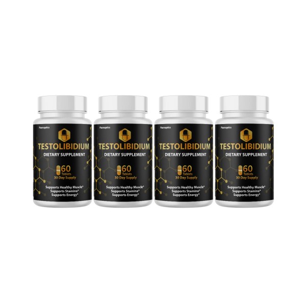 pharmagetics Testolibidium- Muscle Health & Stamina Support, Energy Boost Formula