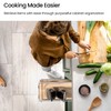 Home Zone Living Pull Out Kitchen Cabinet Organizer with 2