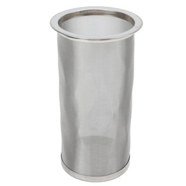 Grcfumo Cylindrical Cold Brew Coffee Filter, Stainless Steel Wide Mouth Coffee Filter, Reusable Filters for Coffee Milk Tea (8 * 15cm)