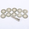 10pcs Diamond Cutting Discs for Dremel Rotary Diamond Cutting Wheel