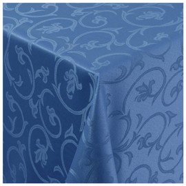 Damask Tablecloth Non-Iron Baroque Decoration Design Jacquard Table Cloth Many Sizes &and Colours