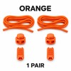 Elastic No-Tie Shoelaces with Button Lock – Stretch Round Laces