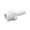 John Guest Speedfit PP051624W 1/2OD by 1/2NPTF Stem Adapter, 10-Pack
