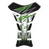 Tankpad 3D Effect Resin Compatible with Kawasaki Z1000 (Green-White)
