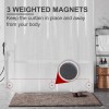 AmazerBath Clear Waterproof Shower Curtain Liner 72X84 Extra Long With