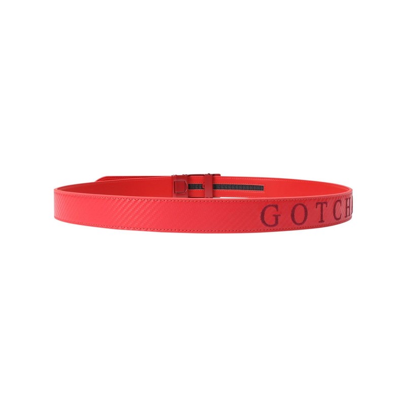 Gotcha Golf 252GG8100 Carbon Holeless Buckle Belt, One-Touch System, One