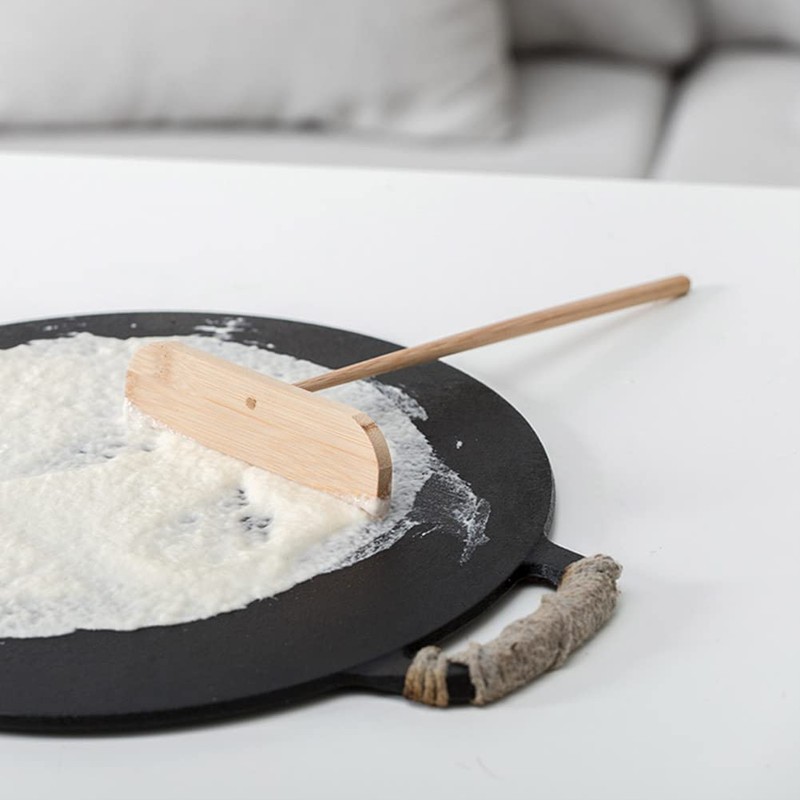 Crepe Spreader Stick, 2Pcs Crepe Stick Crepe Spatula and Spreader