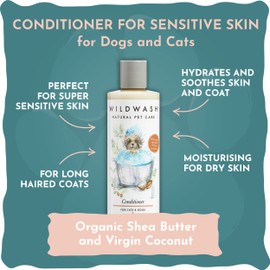 Super Sensitive Shampoo 250ml and Conditioner for Sensitive Skin 250ml Set - Shea Butter and Coconut to Hydrate and Soothe, Detangling Qualities - Natural, Sulphate and Paraben-Free for Sensitive Skin