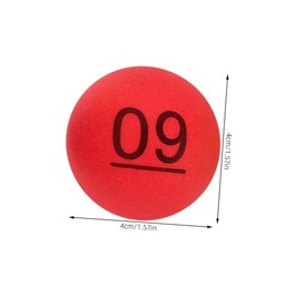 JOINPAYA Colored Numbered Balls 1 20 Seamless Table Tennis Balls for Raffle Draws and Game Activities Multicolored Pong Balls for Fun and Entertainment