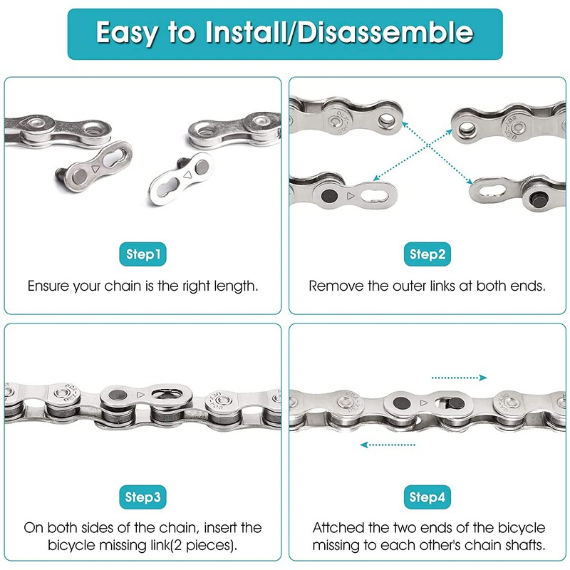 Bicycle Missing Link, 5 Pairs Chain Lock, Bicycle Chain, Missing