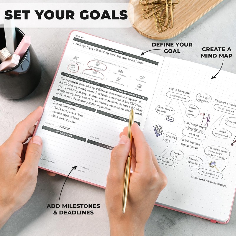 Clever Fox Ultimate Achiever’s Goal Planner - Focus & Productivity