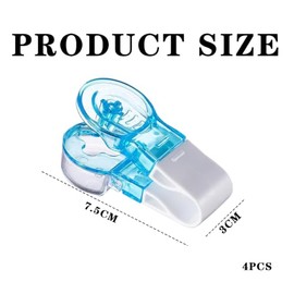 4 Pcs Pill Popper, Blister Packs. Portable, no-Touch. Pill Dispenser Box
