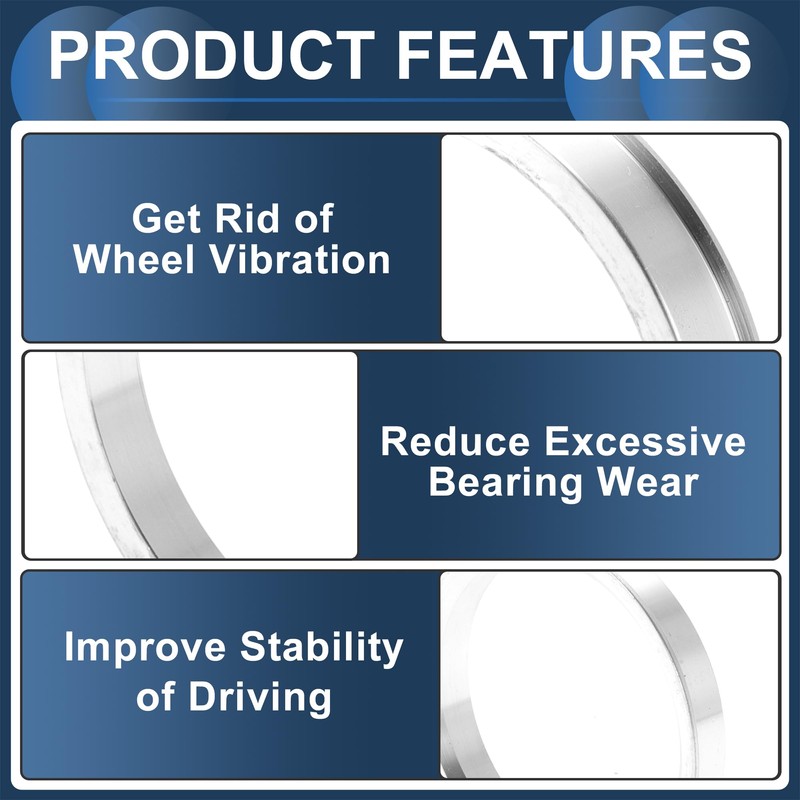 INFINAUTO Wheel Hub Centric Ring OD 67.1mm to ID 59.1mm