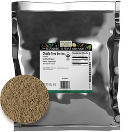 Frontier Bulk Chaste Tree Berries Powder, Organic, 16 Ounce