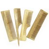 VedaZest Neem Wood Hair Comb Set for Growth, Handmade in