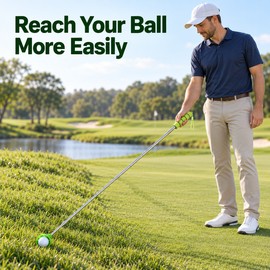 Retractable Golf Ball Picker – Lightweight Stainless Steel Golf Ball Retriever for Convenient Practice and Everyday Use on the Course