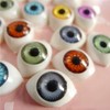 100pcs Doll Eyeball Plastic Scary Eyes Oval Flat Eyeball for