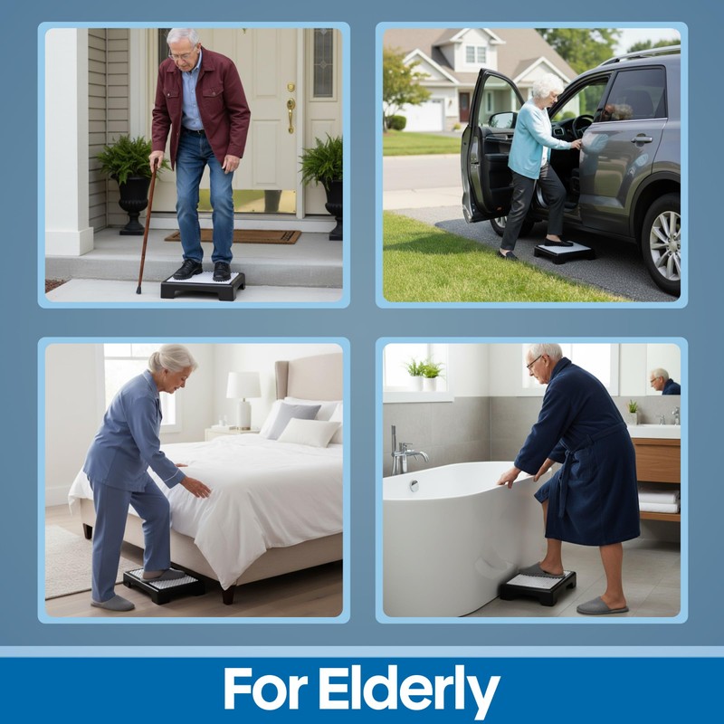 Step Stool - Indoor and Outdoor Platform Stepping Stool with