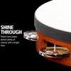 Meinl TAH1AB Headed Wood Tambourines with Steel Jingles, Brown, 2.0