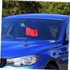 CAXUSD 2pcs Magnetic Car Flagpole Holder Durable Suction Cup Flag
