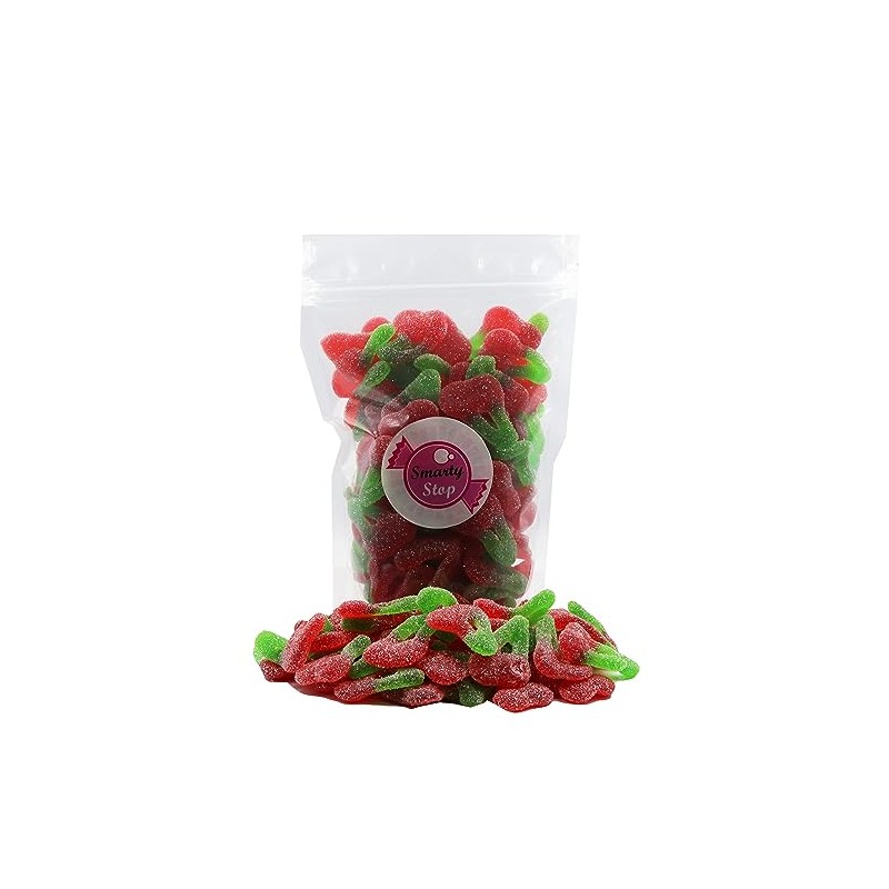 Smarty Stop Sour Twin Cherries Gummy Candy (1 Pound)