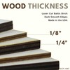 Woodcrafter Surfboard Wood Cutouts Made from 1/8" Baltic Birch Plywood