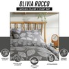 Olivia Rocco Leaves Printed Duvet Cover Set Hotel Quality Reversible