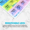 7 Day Pill Organizer, 3 Times a Day Pill Planner,Weekly
