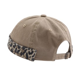 Gvatasz Skullcap Beanie Sailorcap Washed Cotton Beanie Landlord Hat Brimless Commando Worker Cap No Visor Leon Hat,Khaki