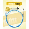 Universal Throttle Cable Kit for Excavators and Mixers Replacement Parts,
