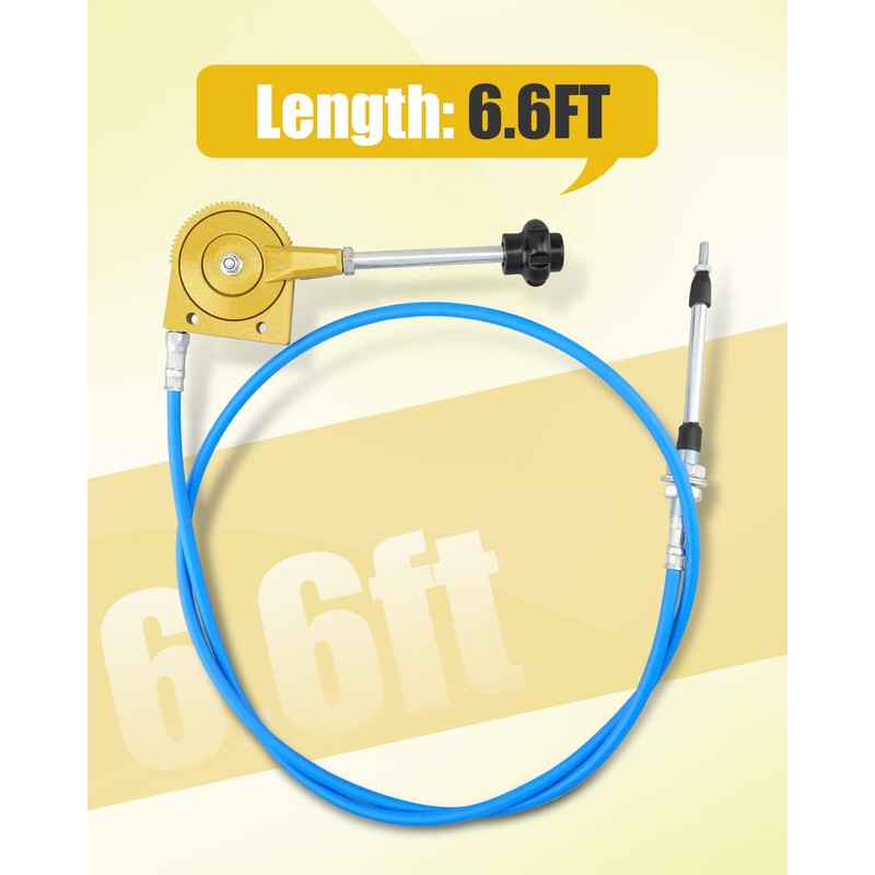 Universal Throttle Cable Kit for Excavators and Mixers Replacement Parts,
