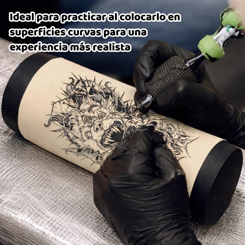 Set 12 Pzs Piel Falsa Sintética Silicona Practica Tatuaje F