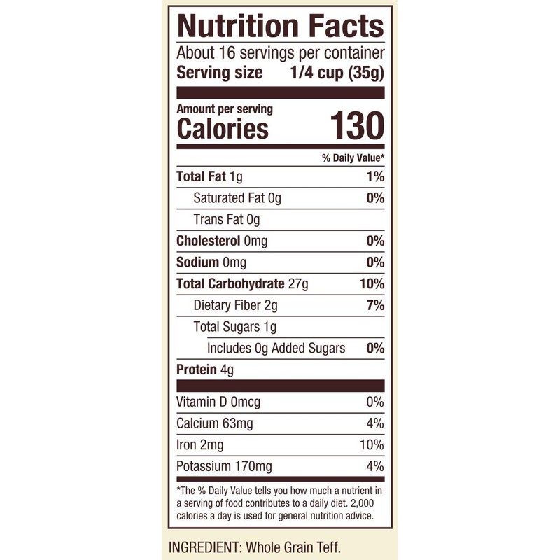 Bob's Red Mill Teff Flour, 20oz (Pack of 4) -