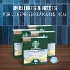 Starbucks by Nespresso Vertuo, Iced Vanilla, 32-count Coffee Pods, Brews