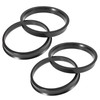 A ABSOPRO 4 pieces 67.1 to 74.1 mm wheel hubs