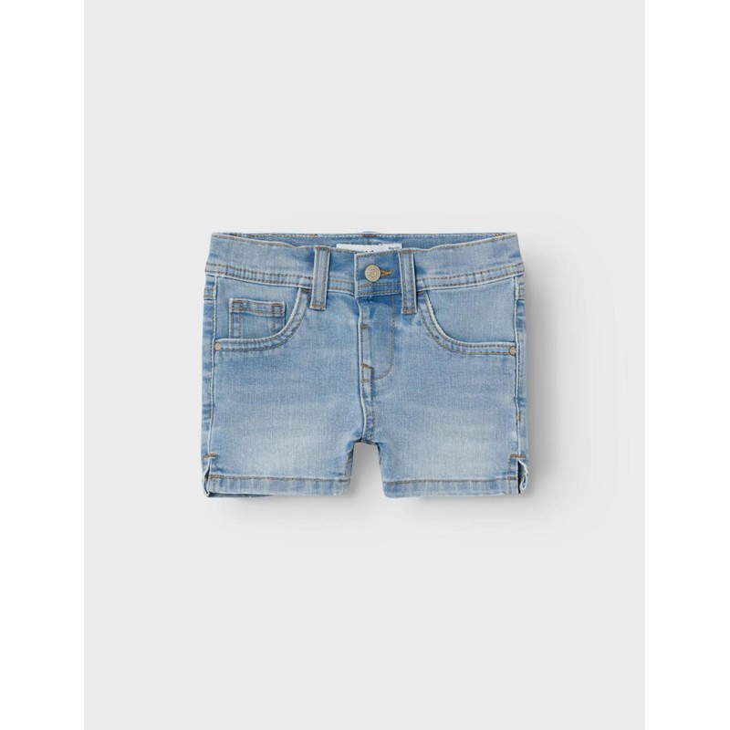 NAME IT Girls Denim Shorts, Light blue (light blue denim),