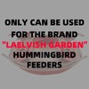 LaElvish Garden Upgraded Replacement Metal Base, Fits LaElvish Garden Hummingbird