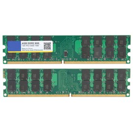 Beufee Módulos De Memoria De Escritorio, Placa De Módulo De Circuito, Placa De Circuito Impreso, Barra De Memoria para Computadora De Escritorio, DDR2, 4 GB, 800 MHz, PC2 6400, 1,8 V
